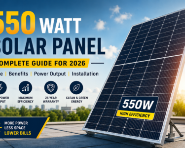 550 Watt Solar Panel