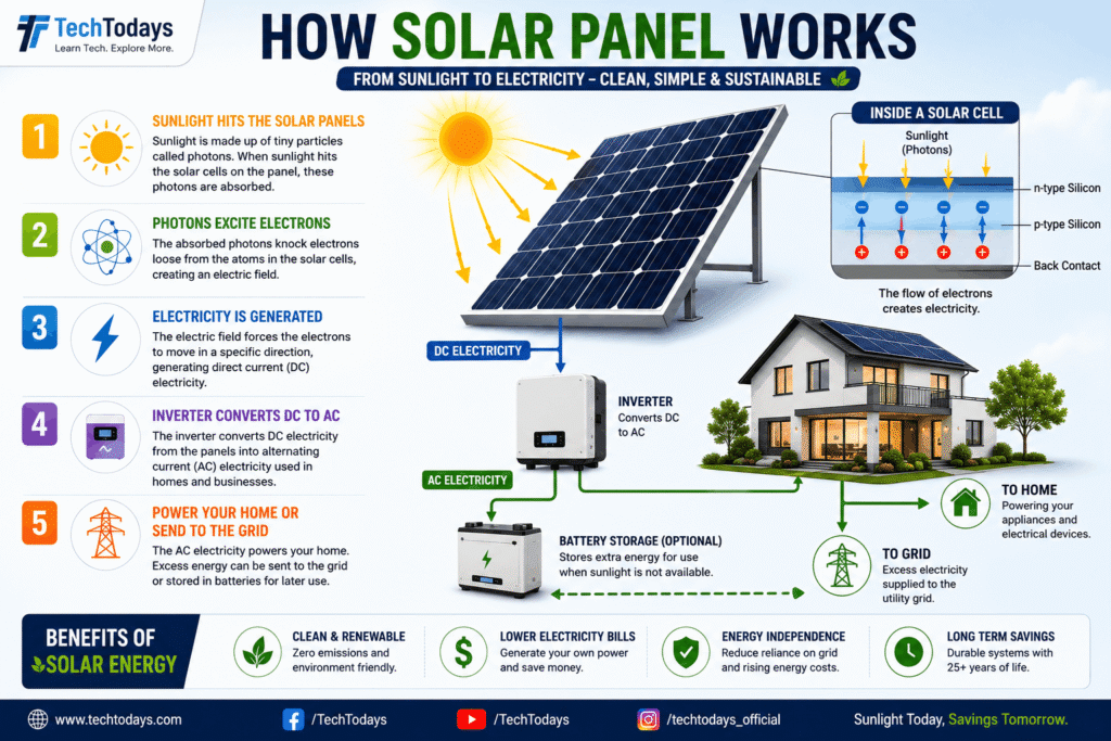 How Solar Panel Works