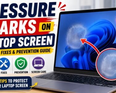 Pressure Marks on Laptop Screen