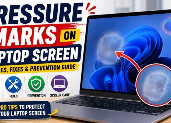 Pressure Marks on Laptop Screen