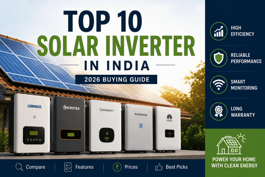 top 10 solar inverter in india