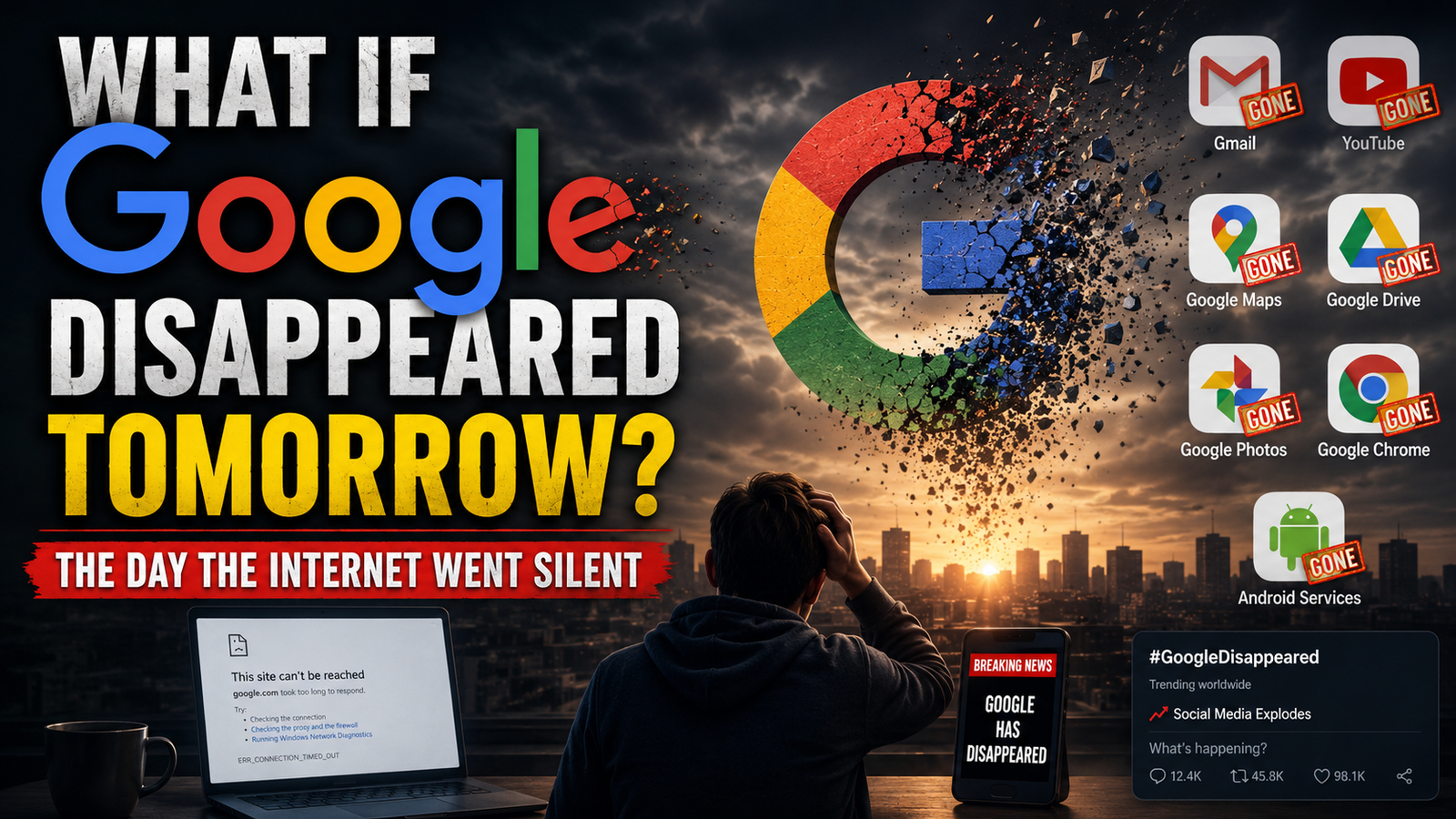 What If Google Disappeared Tomorrow? The Day the Internet Went Silent
