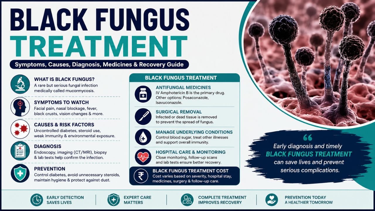 Black Fungus Treatment: Symptoms, Causes, Diagnosis, and Recovery Guide
