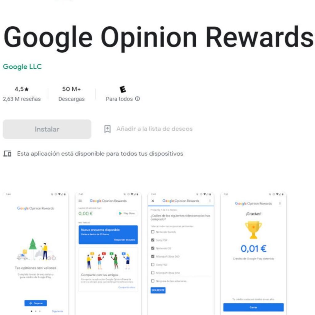 Google Opinion Rewards