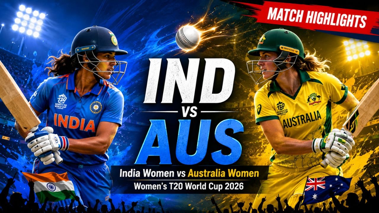 IND vs AUS: India Women Fall Short Against Australia in Women’s T20 World Cup 2026