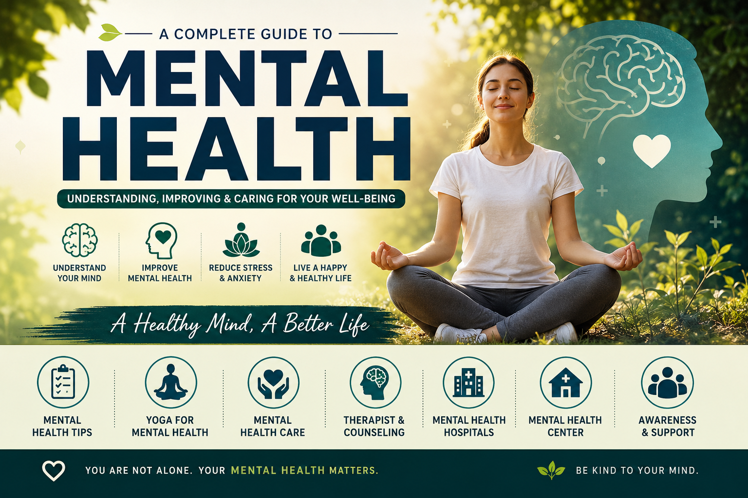 Mental Health: A Complete Guide to Living a Healthier and Happier Life