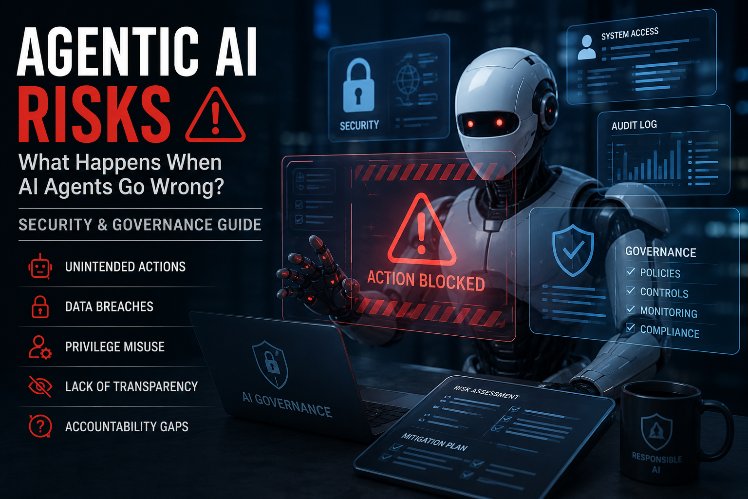 Agentic AI Risks: What Happens When AI Agents Go Wrong? (Security & Governance Guide)