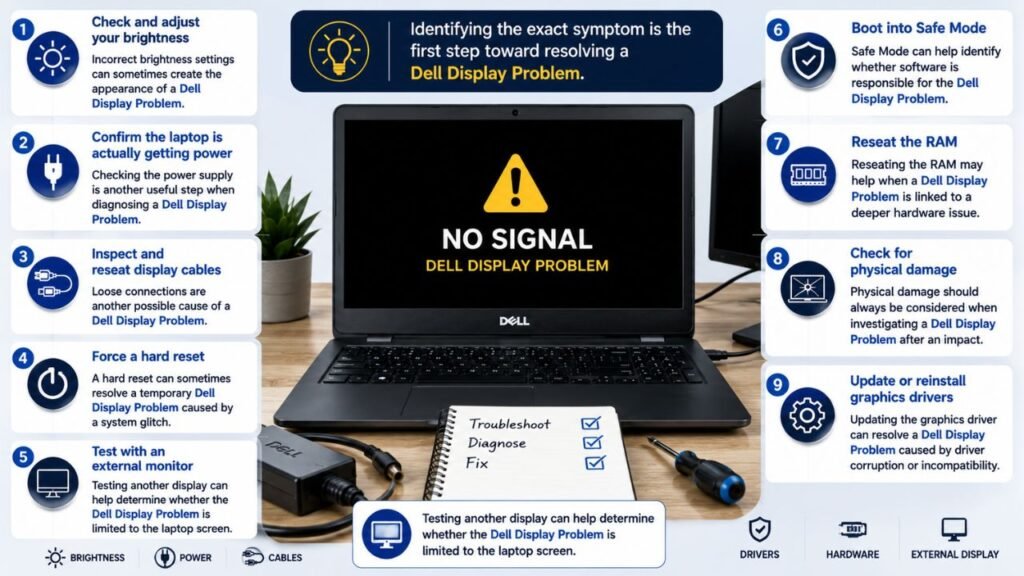 How to Fix a Dell Display Problem: Step-by-Step