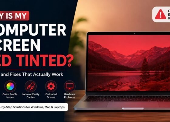 Red Tint on Monitor