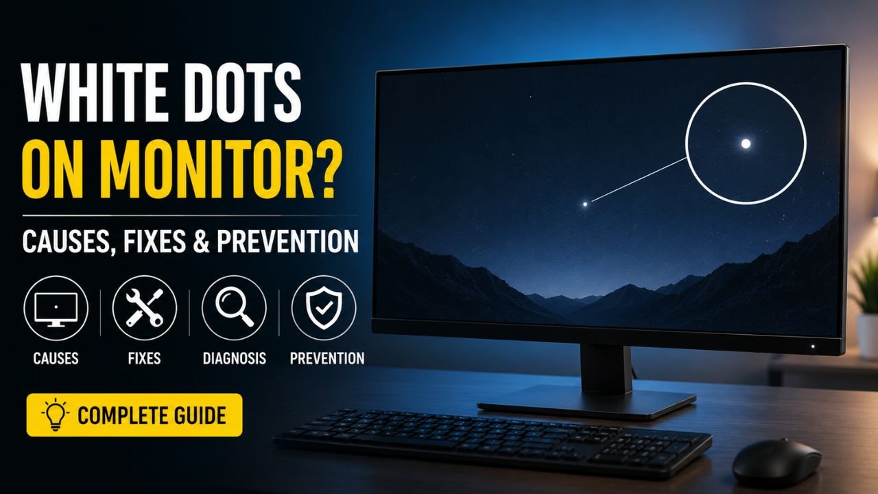 White Dots on Monitor: Causes, Fixes, Diagnosis, and Prevention