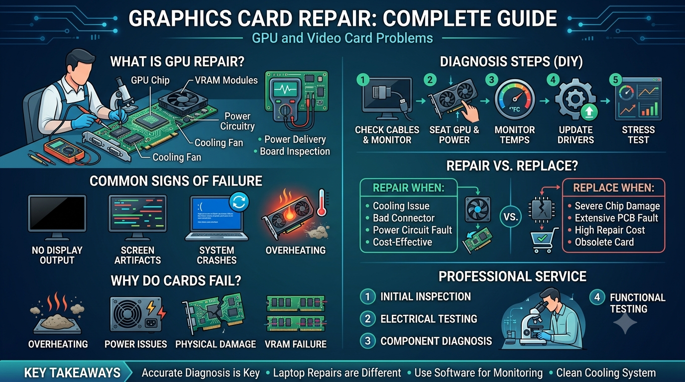 Graphics Card Repair: Complete Guide to GPU and Video Card Problems