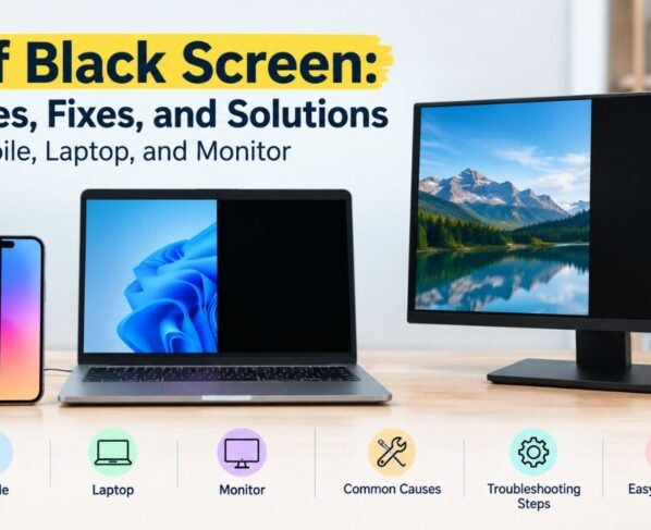 Half Black Screen
