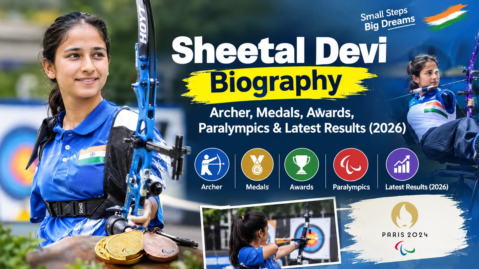 Sheetal Devi Biography: Archer, Medals, Awards, Paralympics & Latest Results (2026)